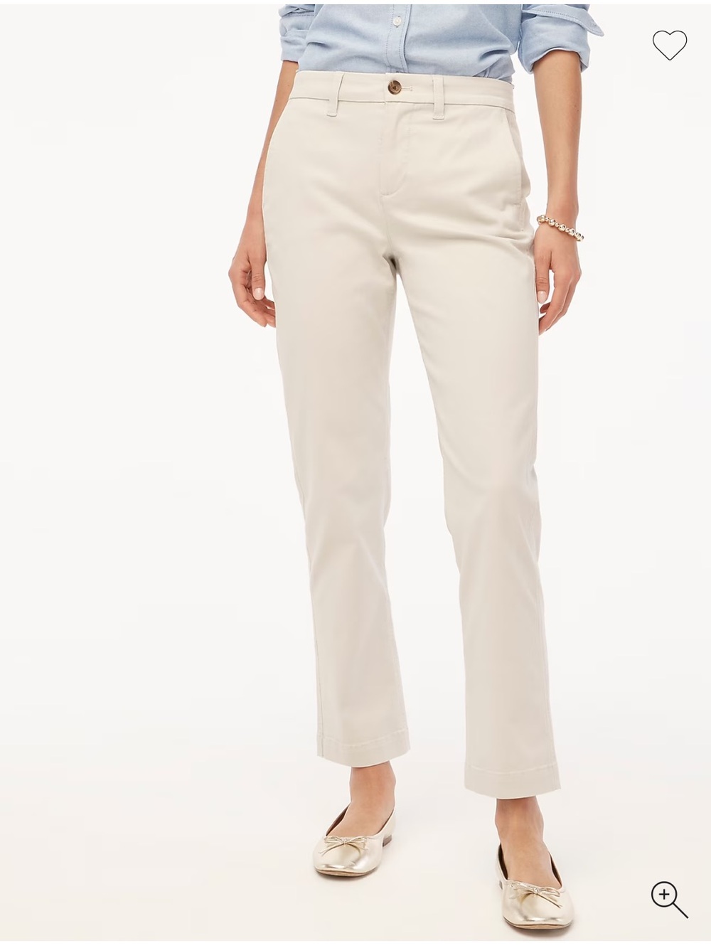 JCrew High Rise Girlfriend Chinos